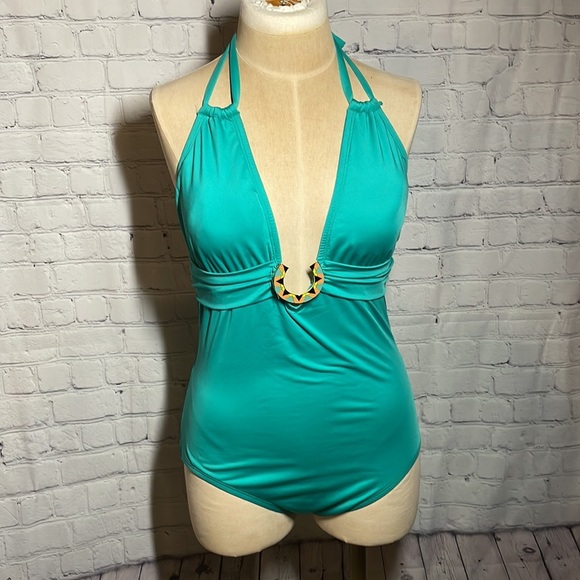 Clean Water Green One Piece Large Suit - Picture 1 of 4